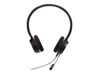 Jabra Evolve 20 MS stereo - Headset - på øret - kablet - USB - Certified for Skype for Business 4999-823-109