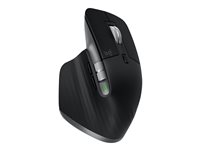 Logitech Master Series MX Master 3S for Mac - Mus - ergonomisk - optisk - 7 knapper - trådløs - 2.4 GHz, Bluetooth - space grey - for Apple MacBook 910-006571