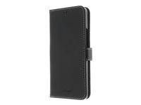 Insmat - Flipomslag til mobiltelefon - ægte læder, polykarbonat, bomuldssyninger, pap+papir - for Honor 90 Lite 650-3176
