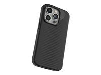 ZAGG Luxe - Bagsidecover til mobiltelefon - MagSafe-kompatibilitet - sort (klik) - for Apple iPhone 15 Pro 702312598