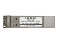 NETGEAR ProSafe AGM732F - SFP (mini-GBIC) transceiver modul - 1GbE - 1000Base-LX - LC enkelttilstand - op til 10 km - for NETGEAR GSM7224, M4300-28G-PoE+ AGM732F