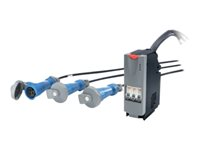 APC IT Power Distribution Module - Automatisk hovedafbryder (indstiksmodul) - AC 400 V - tre faser - for P/N: SY16K48H-PDNB, SY32K48H-PDNB, SY48K48H-PDNB, SY64K96H-NB, SY96K160H-NB, SY96K96H-NB PDM1332IEC-3P-2