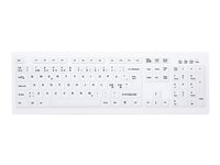 Active Key MedicalKey AK-C8100 - Tastatur - trådløs - 2.4 GHz - Nordisk - hvid AK-C8100F-FU1-W/NOR