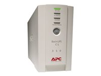APC Back-UPS CS 350 - UPS - AC 230 V - 210 Watt - 350 VA - RS-232, USB - output-stikforbindelser: 4 - beige BK350EI