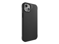 ZAGG Luxe - Bagsidecover til mobiltelefon - MagSafe-kompatibilitet - sort (klik) - for Apple iPhone 14 Plus, 15 Plus 702312597