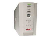 APC Back-UPS CS 500 - UPS - AC 120 V - 300 Watt - 500 VA - output-stikforbindelser: 6 - beige - for P/N: AR106SH4, AR106SH6, AR109SH4, AR109SH6, AR112SH4, AR112SH6, SCL500RM1UNC BK500