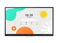 Samsung Interactive Display WA75F - 75" Diagonal klasse WAF Series LED-bagbelyst LCD paneldisplay - uddannelse/virksomhed - med berøringsskærm (multi-berøring) - Android - 4K UHD (2160p) 3840 x 2160 - sort LH75WAFWLGCXEN