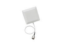 Cisco Aironet Wall/Mast Mount Articulating Patch Antenna - Antenne - Wi-Fi - 14 dBi - retnings - udendørs, Til montering på væg, stangmontering, indendørs - for Aironet 1522AG Lightweight Outdoor Mesh Access Point AIR-ANT5114P-N=