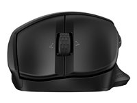 HP 685 Comfort - Mus - dobbelt funktion - 7 knapper - trådløs - Bluetooth - trådløs modtager (USB) - sort 8T6M0UT