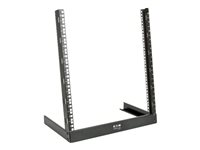 Eaton Tripp Lite Series 12U 2 Post Open Frame Desktop Rack Server Cabinet Free Standing - Rack åben ramme - 2-pæl - sort - 12U - 19" SR2POST12