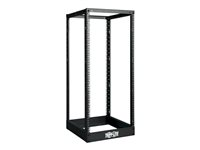 Eaton Tripp Lite Series 25U 4-Post Open Frame Rack Cabinet Square Holes 1000lb Capacity - Rack åben ramme - sort - 25U SR4POST25