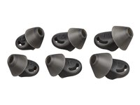 Poly - Ørestik for Bluetooth-headset - medium - sort (pakke med 2) - for Poly Voyager 6200 85Q33AA