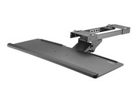 StarTech.com Under Desk-Mount Keyboard Tray - 26.4” Wide - Adjustable - Ergonomic Slide-Out Keyboard Shelf with Tilt and Swivel (KBTRAYADJ) - Tastaturskuffe - monterbar under skrivebord - sort - for P/N: ARMBARDUOV, ARMBARTRIO2, ARMDUALSS, ARMDUALV, LTRISERP, MONSTADJDL, MONSTADQI KBTRAYADJ