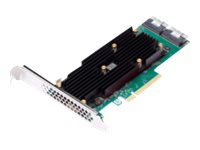 Broadcom MegaRAID 9560-16i - Styreenhed til lagring (RAID) - 16 Kanal - SATA 6Gb/s / SAS 12Gb/s / PCIe 4.0 (NVMe) - RAID RAID 0, 1, 5, 6, 10, 50, JBOD, 60 - PCIe 4.0 x8 05-50077-00