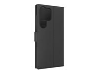 Zagg - Flipomslag til mobiltelefon - læder mønster - sort - for Apple iPhone SE (2. generation), SE (3rd generation) 702314818
