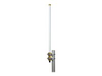 Cisco - Antenne - 5 dBi - omni-directional - udendørs, Til montering på væg, stangmontering - hvid ANT-LPWA-DB-O-N-5=