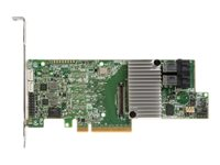 Broadcom MegaRAID 9361-8i - Styreenhed til lagring (RAID) - 8 Kanal - SATA / SAS 12Gb/s - lavprofil - RAID RAID 0, 1, 5, 6, 10, 50, 60 - PCIe 3.0 x8 05-25420-17
