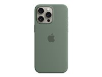 Apple - Bagsidecover til mobiltelefon - MagSafe-kompatibilitet - silicone - cypres - for iPhone 15 Pro Max MT1X3ZM/A