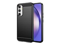 Insmat C&S Style - Bagsidecover til mobiltelefon - stål, karbonfiber - for Samsung Galaxy A54 650-1143