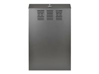 Eaton Tripp Lite Series 6U Wall Mount Rack Enclosure Server Cabinet Vertical 36" Deep - Rack kabinet - vægmonterbar - sort - 6U - 19" SRWF6U36