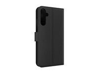 iFrogz Defence - Flipomslag til mobiltelefon - læder - sort - for Samsung Galaxy A34 5G 302011312