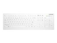 Active Key AK-C8112 - Tastatur - medicinsk - full size - vaskbar - trådløs - 2.4 GHz - QWERTY - Europa - tastkontakt: CHERRY SX - hvid AK-C8112-FUS-W/EU