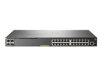 HPE Aruba 2930F 24G PoE+ 4SFP+ TAA - Switch - L3 - Administreret - 24 x 10/100/1000 (PoE+) + 4 x 1 Gigabit / 10 Gigabit SFP+ (uplink) - monterbar på stativ - PoE+ (370 W) - TAA-kompatibel JL263A#ABB