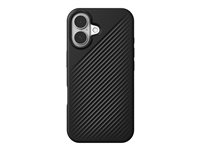 ZAGG Luxe Snap - Bagsidecover til mobiltelefon - MagSafe-kompatibilitet - sort - for Apple iPhone 16 702315006