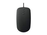 Active Key Medical AK-PMH3 - Mus - ergonomisk - 3-knapsrul - højre- og venstrehåndet - optisk - 5 knapper - kablet - USB - sort AK-PMH3OB-US-B