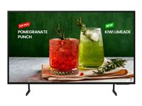 Samsung BE85D-H - 85" Diagonal klasse BED-H Series LED-bagbelyst LCD TV - Crystal UHD - digital skiltning - Smart TV - Tizen OS - 4K UHD (2160p) 3840 x 2160 - HDR - Edge LED BLU - sort LH85BEDHLGUXEN