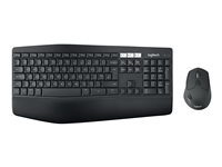 Logitech MK850 Performance - Sæt med mus og tastatur - trådløs - Bluetooth, 2.4 GHz - AZERTY - fransk 920-008222