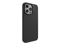 ZAGG Manhattan Snap - Bagsidecover til mobiltelefon - MagSafe-kompatibilitet - silicone - sort - for Apple iPhone 15 Pro Max 702312679