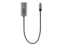 StarTech.com USB-C to Ethernet Adapter, 10/100/1000 Mbps, Gigabit Network Adapter w/ ASIX AX88179A Chip, 1ft/30cm Cable, USB Type C to RJ45 Ethernet Dongle, USB C to LAN Adapter, Windows/macOS/Linux/ChromeOS (US1GC30B2) - Netværksadapter - USB-C - Gigabit Ethernet x 1 - grå US1GC30B2