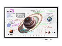Samsung Flip Pro WM55B - 55" Diagonal klasse WMB Series LED-bagbelyst LCD paneldisplay - uddannelse/virksomhed - med berøringsskærm (multi-berøring) - Tizen OS - 4K UHD (2160p) 3840 x 2160 - Edge LED - hvid grå LH55WMBWBGCXEN