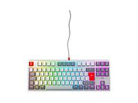 CHERRY XTRFY K4V2 - Retro Edition - tastatur - RGB - 80% - TKL - bagbelyst - USB - QWERTY - Pan Nordic - tastkontakt: CHERRY MX2A Red - grå CX-K4V2-RGB-TKL-RETRO-R-NOR