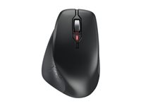 CHERRY STREAM MOUSE COMFORT - Mus - ergonomisk - højrehåndet - optisk - 6 knapper - trådløs - 2.4 GHz - trådløs modtager (USB) - sort JW-8550-2