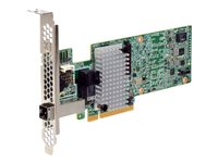 Broadcom MegaRAID SAS 9380-4i4e - Styreenhed til lagring (RAID) - 4 Kanal - SATA / SAS 12Gb/s - lavprofil - RAID RAID 0, 1, 5, 6, 10, 50, JBOD, 60 - PCIe 3.0 x8 05-25190-02