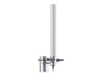 HPE Aruba AP-ANT-19 - Antenne - Wi-Fi - 6 dBi (til 5150 MHz - 5850 MHz), 3 dBi (for 2400 MHz - 2500 MHz) - omni-directional - udendørs, kan monteres i loftet, stangmontering, indendørs, I-pæl-monterbar JW004A