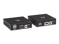 Eaton Tripp Lite Series HDMI HDBaseT KVM Console Extender over Cat6 - 2 USB Ports, IR, 4K @ 30 Hz, 1080p 70 m - Video/audio/infrarød/USB-forlænger - over CAT 6 - op til 70 m B013-HU-4K