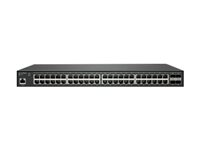 SonicWall Switch SWS14-48 - Switch - Administreret - 48 x 10/100/1000 + 4 x 10 Gigabit SFP+ - monterbar på stativ 02-SSC-2465