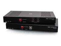 C2G HDMI HDBaseT + USB-B to A + RS232 Over Cat Extender Box TX to Box RX (18Gbps) 4K 60Hz up to 328ft - Video/audio/USB/netværksforlænger - HDBaseT, HDMI - USB - op til 100 m C2G30055