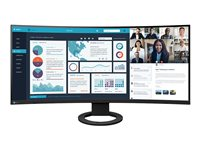 EIZO FlexScan EV3895-BK - med FlexStand - LED-skærm - kurvet - 37.5" EV3895-BK