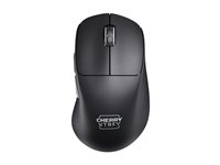 CHERRY Xtrfy M64 Pro - Mus - ergonomisk - optisk - 5 knapper - trådløs - 2.4 GHz - trådløs modtager (USB) - hvid CX-M64W-PRO-BLACK
