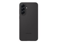 Samsung EF-PA566 - Bagsidecover til mobiltelefon - silicone - sort - for Galaxy A56 EF-PA566CBEGWW