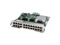 Cisco Enhanced EtherSwitch Service Module Advanced - Switch - L3 - Administreret - 24 x 10/100/1000 - plug-in modul - PoE - for Cisco 2911, 2921, 2951, 3925, 3945; Catalyst 2960-24, 2960-48, 3560E-24, 3560E-48 SM-ES3G-24-P=