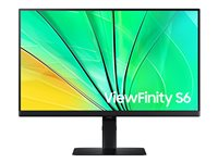 Samsung ViewFinity S6 S24D600EAU - S60UD Series - LED-skærm - QHD - 24" - HDR LS24D600EAUXEN