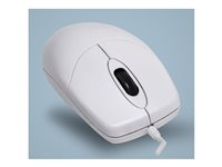 Active Key AK-PMJ1 - Mus - vaskbar - højre- og venstrehåndet - optisk - 2 knapper - kablet - USB 2.0 - hvid AK-PMJ1OW-UV-W