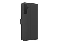 Zagg - Flipomslag til mobiltelefon - læder mønster - sort - for Samsung Galaxy S24 702314832