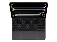 Apple Magic Keyboard - Tastatur og folio-kasse - med trackpad - bagbelyst - Apple Smart connector - QWERTY - Italiensk - sort MWR53T/A