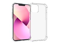Insmat - Bagsidecover til mobiltelefon - polykarbonat, termoplastisk polyuretan (TPU) - klar - for Apple iPhone 14 650-1108